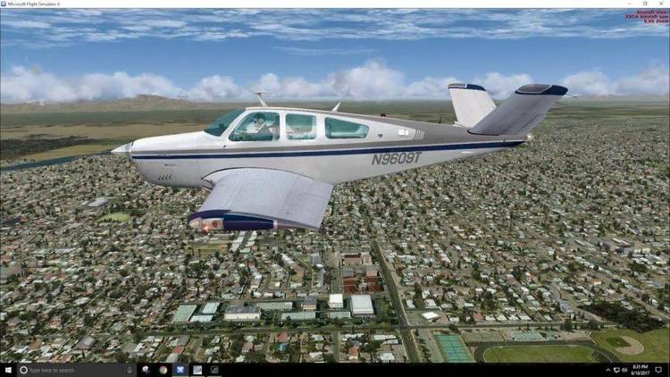 Beech v35 Bonanza for Flight Simulator 4.0.